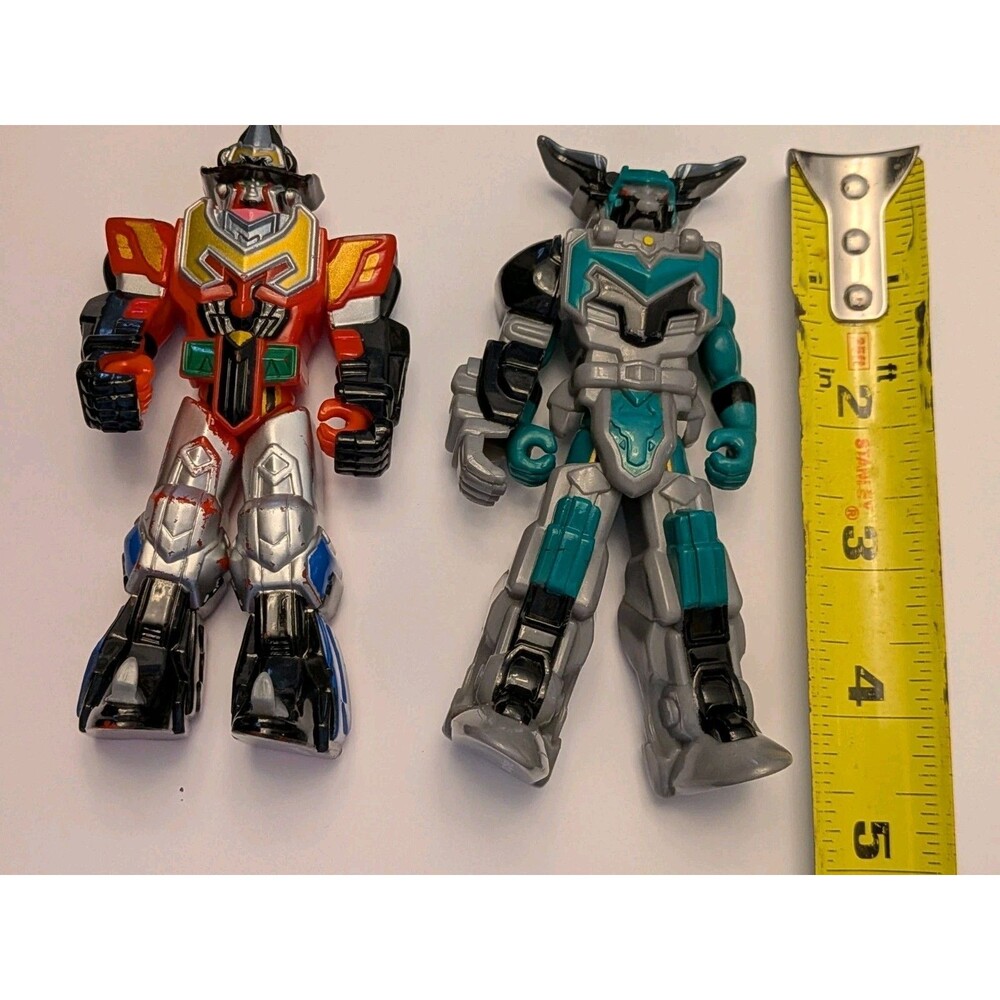 Power Rangers Mystic Force Legendary Battlized Red + Green Ranger lot Incomplete - Picture 2 of 6